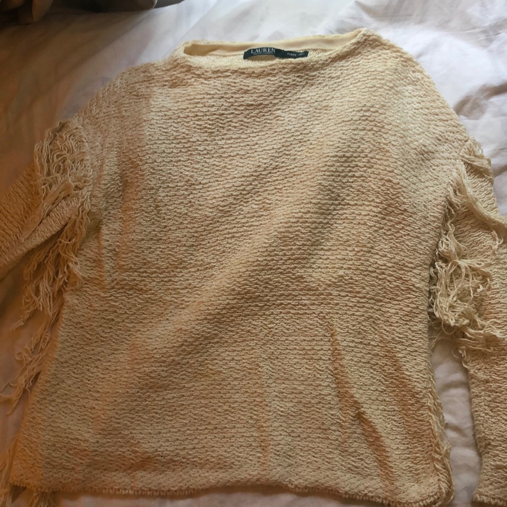 Ralph Lauren cream long-sleeve sweater